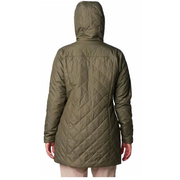 Women's Columbia Copper Crest™ Quilted Long Jacket NWT MARIONBERRY SIZE XS - Picture 2 of 11